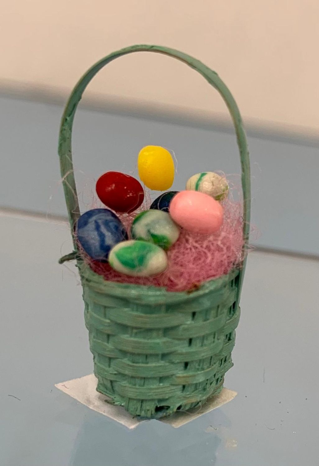 Small Light Green Easter Basket mc474x