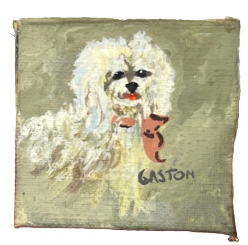 Small Poodle Painting nc0330