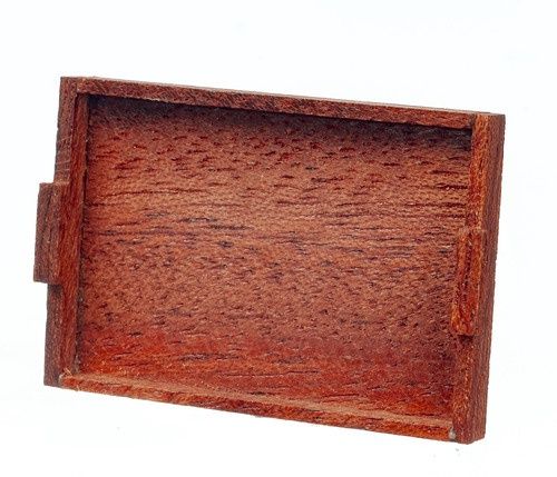 Small Wooden Tray Mahogany G7758