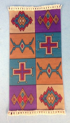 Southwestern Geometric Patterned Rug JD2058