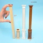Square Column 4"-10" Telescopic, Wood MINILANDV4054WNG