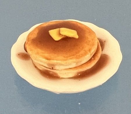 Stack of Pancakes with Butter and Syrup jcas