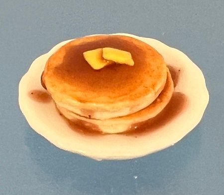 Stack of Pancakes with Butter and Syrup jcas