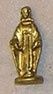 Statue, Madonna, Gold Color ISL2533