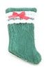 Stocking, Green With Red Bow bb90012