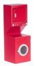 Stacked Washer/Dryer/Red t5964