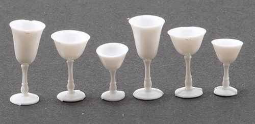 Stemware, White, 6/Pc CB110W