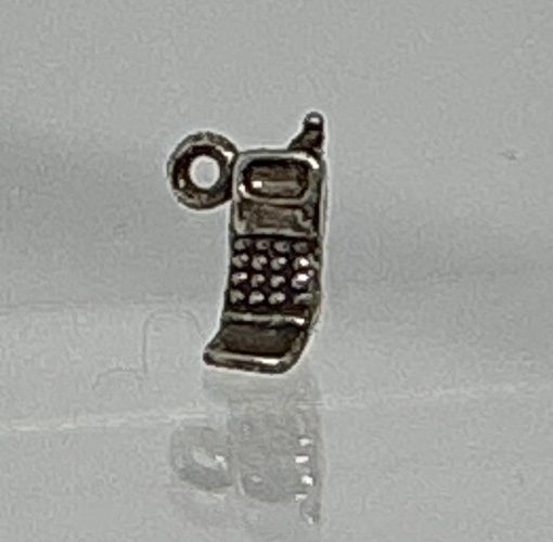 Sterling Cell Phone Charm mc031188