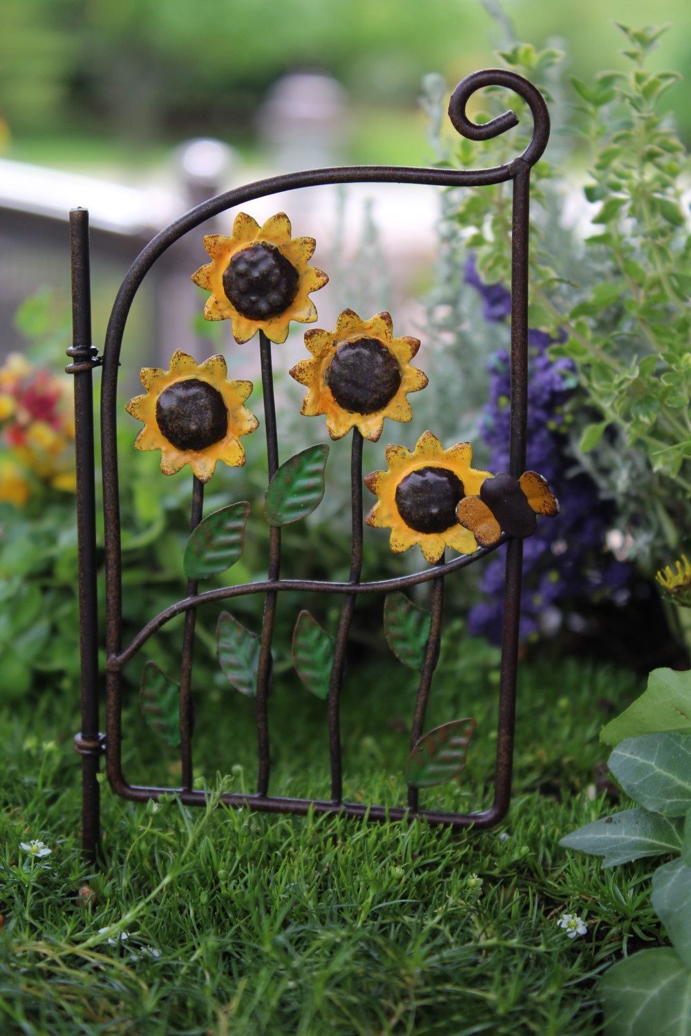 Sunflower Gate (metal) wfg1502