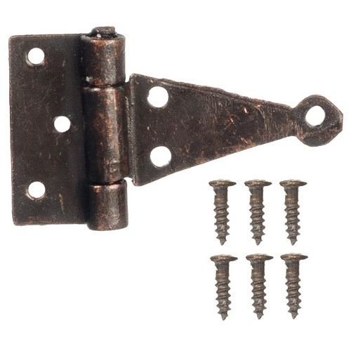 T Hinges 2 pr BLCK CL05565