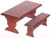 Table with Two Benches AZM1987