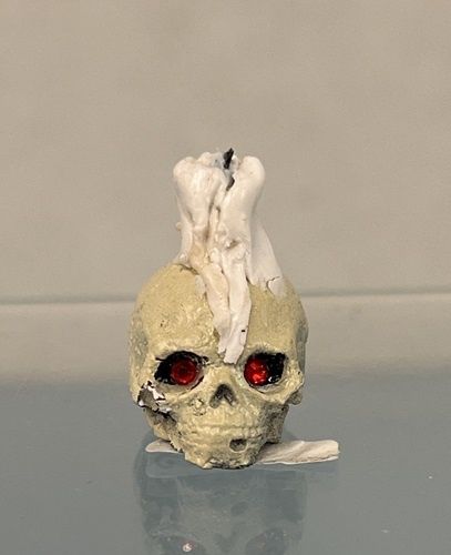 Skull with a Candle ckt05b