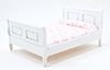 Sleigh Bed, White cla10973