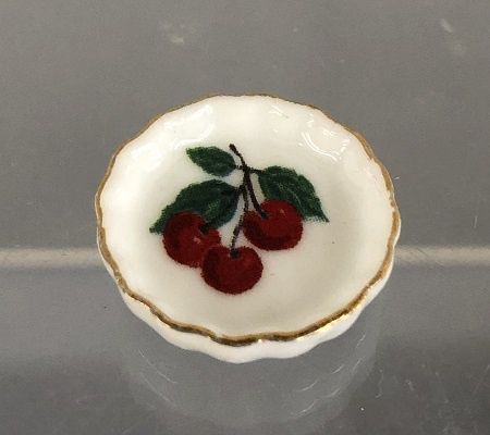 Small Cherry Design Quiche/Tart Plate MC03925