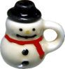 Snowman Mug With Top Hat BDb336