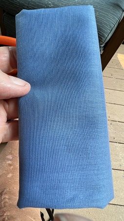 Solid blue cotton fabric fabric29