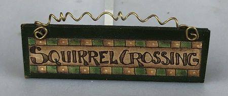 Squirrel Crossing Sign mcrm0141
