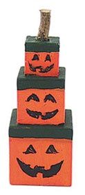 Stacking Jack-o-Lantern boxes car1824