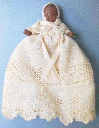 Small Black Baby in Eyelet rd52519