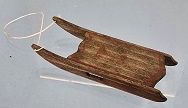 Small Wood Toboggan Style Sled mc1095x