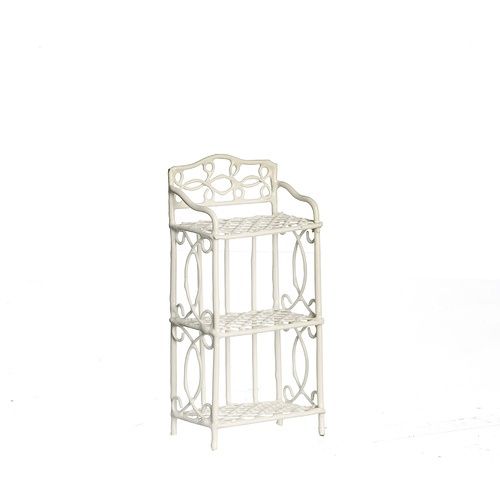 AZEIWF606 Small White Wire 3 Shelf Unit