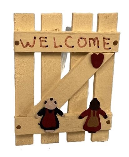 Small Wooden Wall Plaque mc1008x