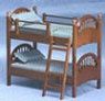 Spindle Bunkbed, Walnut azd0611