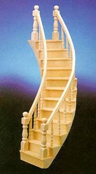 Staircase Left Curve CLA70221