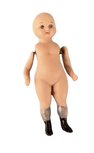 Stiff Leg Annie Porcelain Girl with Painted Boots dd024