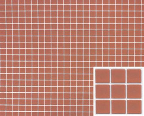 FFF60635 Terra Cotta Tile/1/4in Sq, 10-5/8" by 14-15/16"