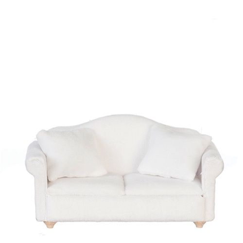 Sofa with Pillows/White AZT6297
