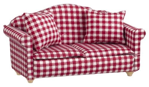 Sofa/Red Check B8683