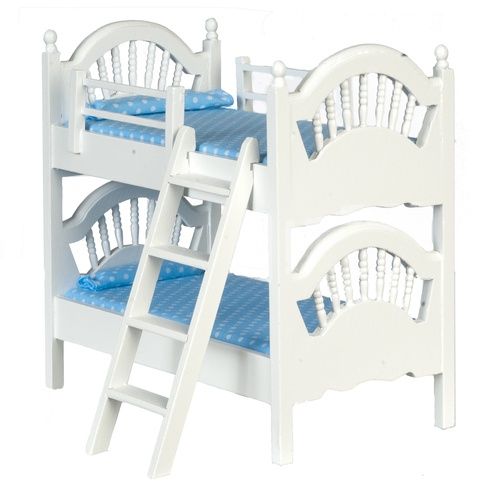 Spindle Bunk Beds/White azt5038