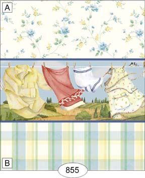 Spring Clothesline - Blue WAL0855