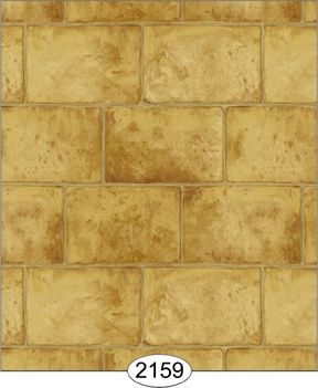 Stone Blocks - Honey Brown WAL2159