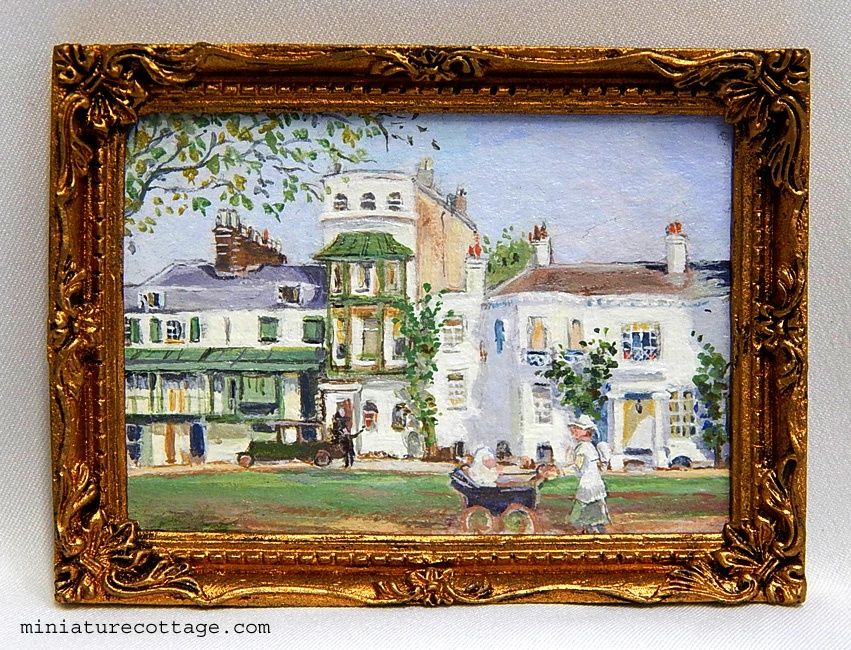 Street Scene Painting ra814402b