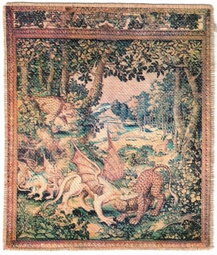 Tapestry with Animals ala1141