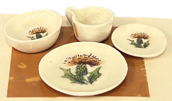 Thistle Dish Set by By Barb nc0404