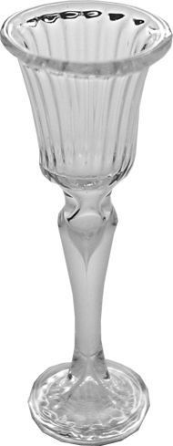 Tall Ribbed Wine Glass bdHB019