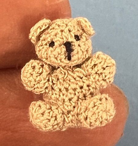 Tan Crocheted Teddy Bear tb001t