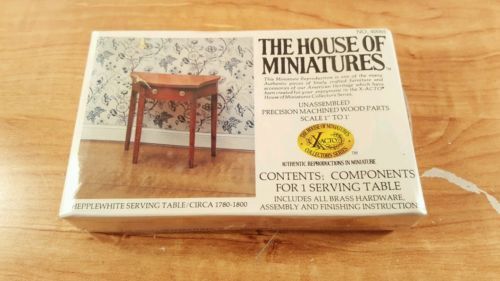 The House of Miniatures Hepplewhite Serving Table no40065
