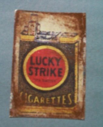 Tin Sign Lucky Strike Cigarettes fc005