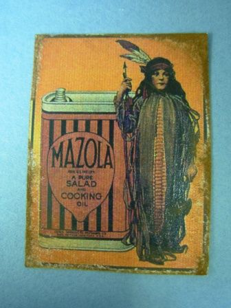 Tin sign Mazola fc8