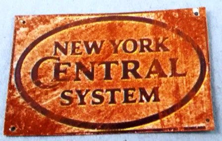 Tin Sign New York Central system fc0133