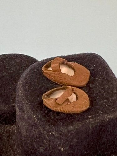 10101413 Tiny Brown Leather Shoes