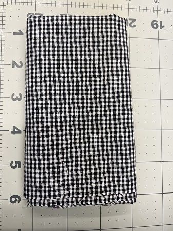Tiny Green Checked Cotton Fabric fabric64