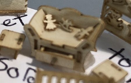 Tiny Sofa and Tables for Toy Dollhouse LV23150hh