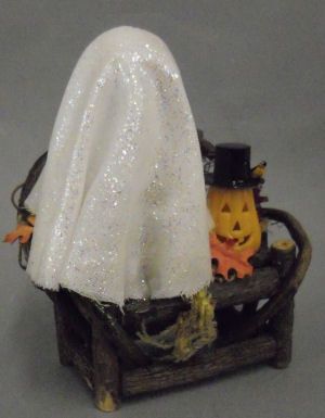 Twig Bench with Ghost SH497