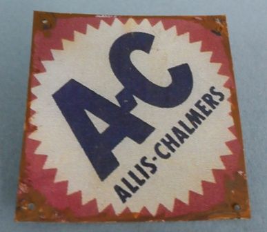 Tin Sign Allis- Chalmers fc0023