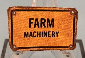 Tin Sign Farm Machinery fc0197